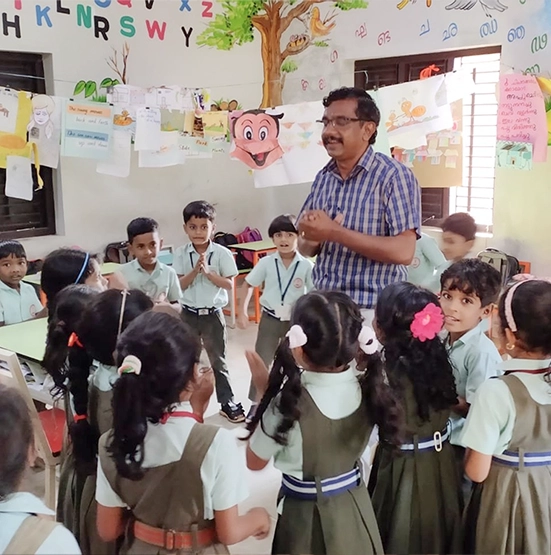 Best Math Teacher in India | Image of Krishnadas Paleri